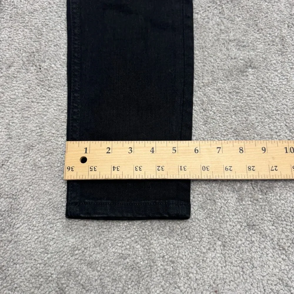 Everlane The High Rise Straight Leg Denim Jeans Mens 28 Regular Black Dark Wash